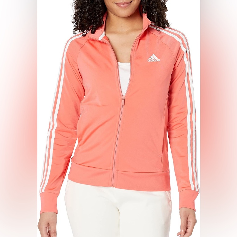 Adidas PRIMEGREEN ESSENTIALS WARM-UP SLIM 3-STRIPES TRACK JACKET
